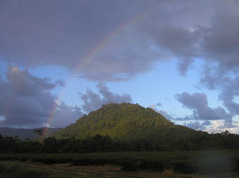 faint rainbow