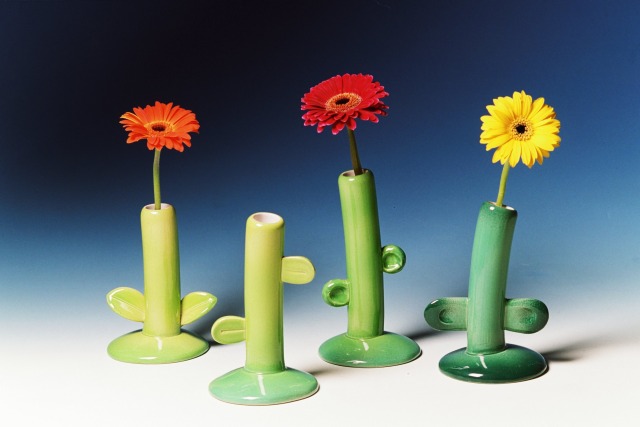 stem vases